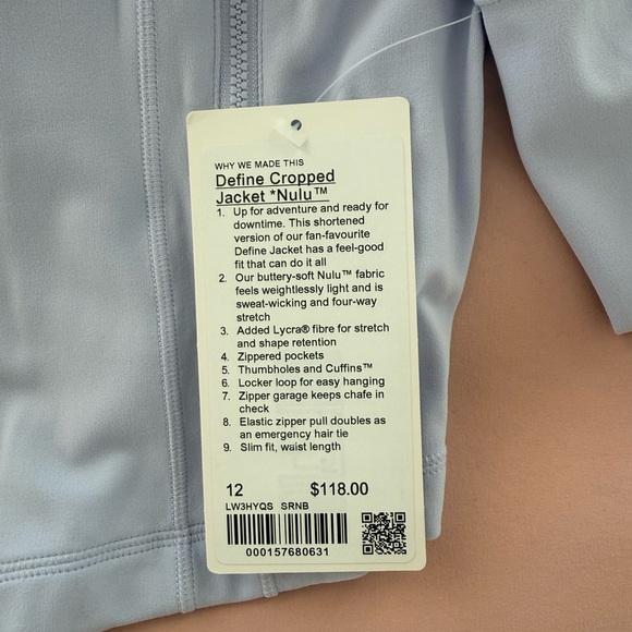 Lululemon Define Cropped Jacket *Nulu - Picture 2 of 4
